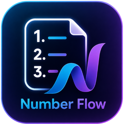 Number Flow Logo